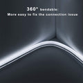Cool White LED Neon Flex AC 220V 240V 8x16mm 120LEDs/m IP65 Waterproof with UK Plug - ATOM LED