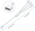 1 to 3 Ports Female/Male Connection Cable 4 Pin Splitter Cable - ATOM LED