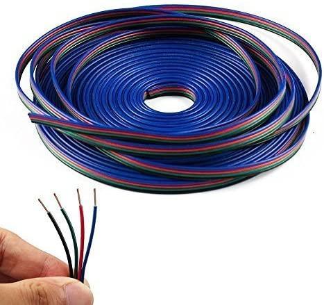 4 Pin RGB LED Strip Extension Wire Connector for RGB 5050 3528 - ATOM LED
