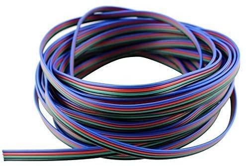 4 Pin RGB LED Strip Extension Wire Connector for RGB 5050 3528 - ATOM LED