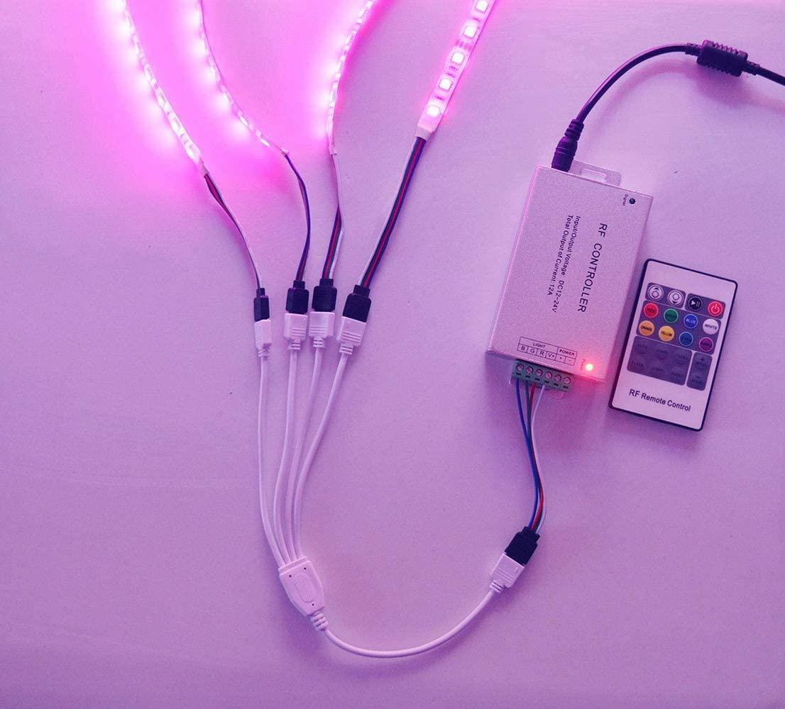 1 to 4 Ports Female/Male Connection Cable 4 Pin Splitter Cable - ATOM LED