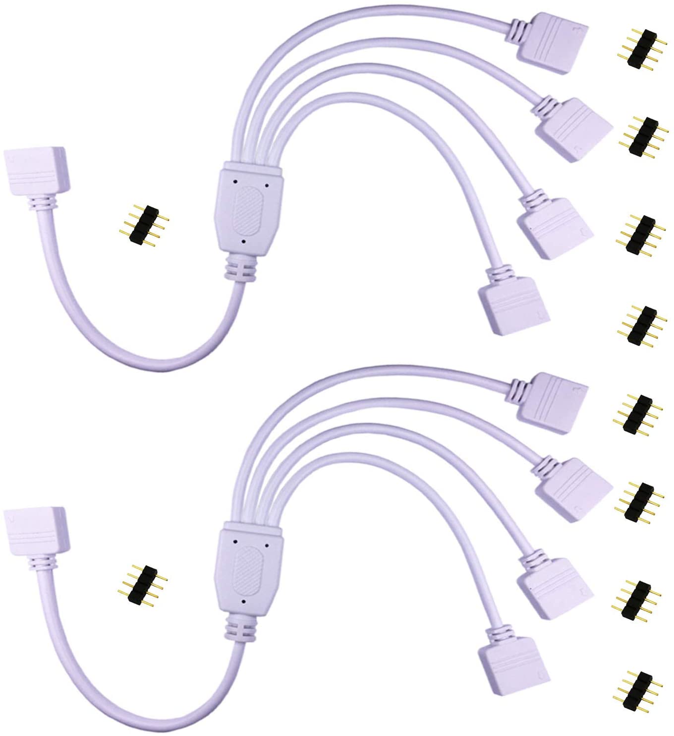 1 to 4 Ports Female/Male Connection Cable 4 Pin Splitter Cable - ATOM LED