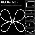 Mini Cool White Neon Flex 12V 6x12mm 120LEDs/m IP65 Waterproof 2.5cm Cut Kit - ATOM LED