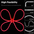Red Neon Flex 12V 6x12mm 120LEDs/m IP65 Waterproof 2.5cm Cut Kit - ATOM LED