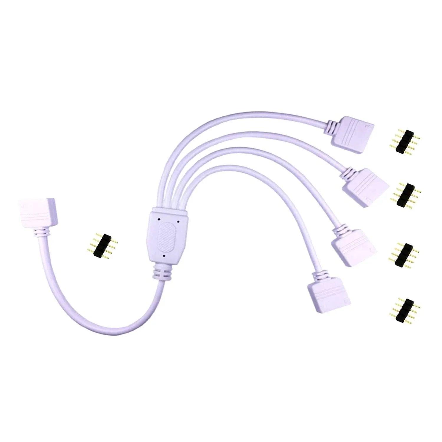 1 to 4 Ports Female/Male Connection Cable 4 Pin Splitter Cable - ATOM LED