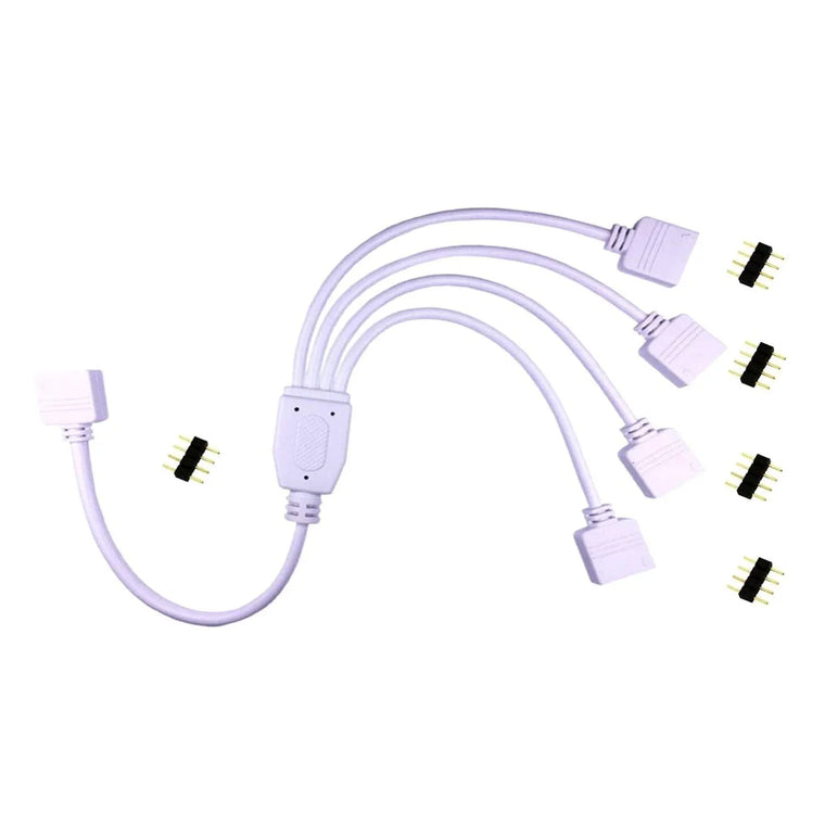 1 to 4 Ports Female/Male Connection Cable 4 Pin Splitter Cable - ATOM LED