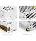 DC12V 60W Switch LED Power Supply Transformer IP20 Non-Waterproof - ATOM LED