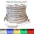 RGB LED Strip 220V 240V 144 LEDs/m IP67 Wireless Bluetooth App Control with Remote - ATOM LED