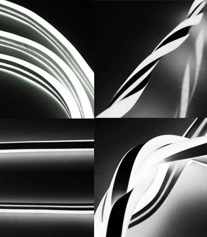 Cool White Neon Flex Double Side 220V 240V 120LED/m 8x16mm IP67 Waterproof Full Kit - ATOM LED