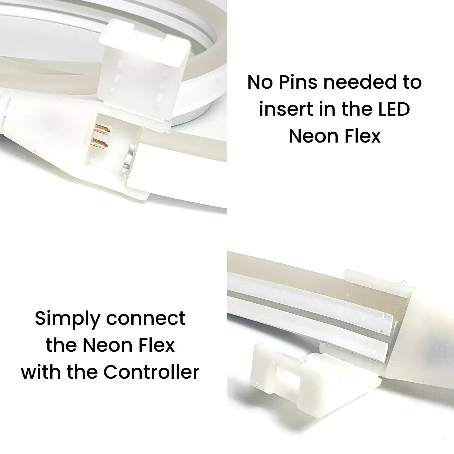 Single Colour Wireless Neon Flex AC 220 240V 8x16mm 23-Key RF Remote Control 1500W Dimmer Transformer for Brightness Adjustment - ATOM LED