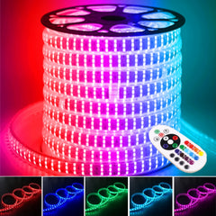RGB LED Strip 5050 220V 240V 144LEDs/m IP67 Waterproof Full Kit - ATOM LED