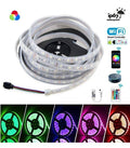 RGB LED Strip 5050 12V WiFi Control RGB LED Strip IP67 Waterproof 300LEDs 5m Full Kit Compatible with Alexa and Google Home - ATOM LED