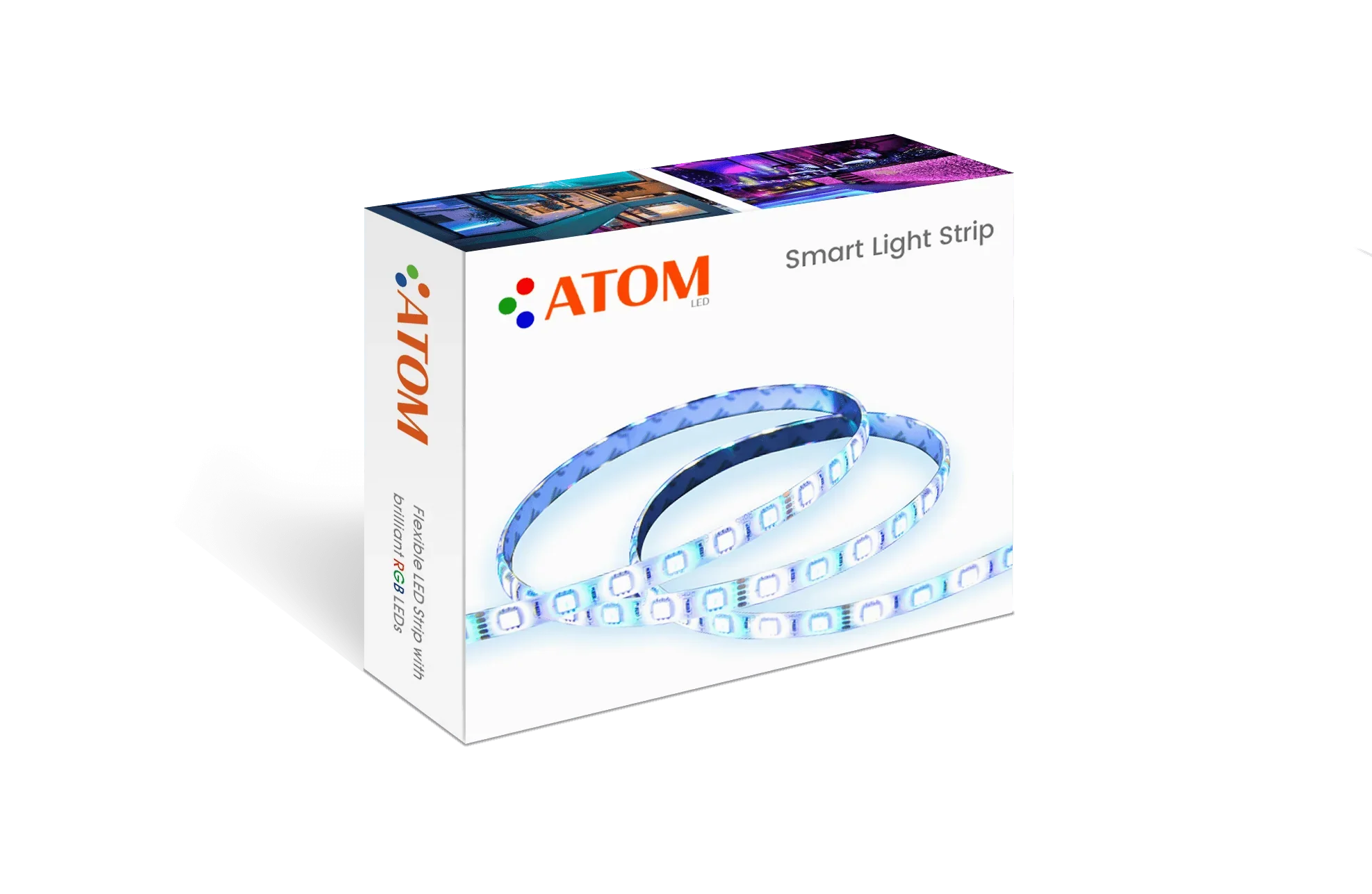 RGB LED Strip DC 24V 10m One Length 5050 IP65 Waterproof 60LED/m - ATOM LED