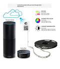 RGB LED Strip 5050 12V WiFi Control RGB LED Strip IP67 Waterproof 300LEDs 5m Full Kit Compatible with Alexa and Google Home - ATOM LED