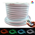 RGB LED Neon Flex 220V 240V 10x20mm Flat Shape IP67 Waterproof with Remote - ATOM LED