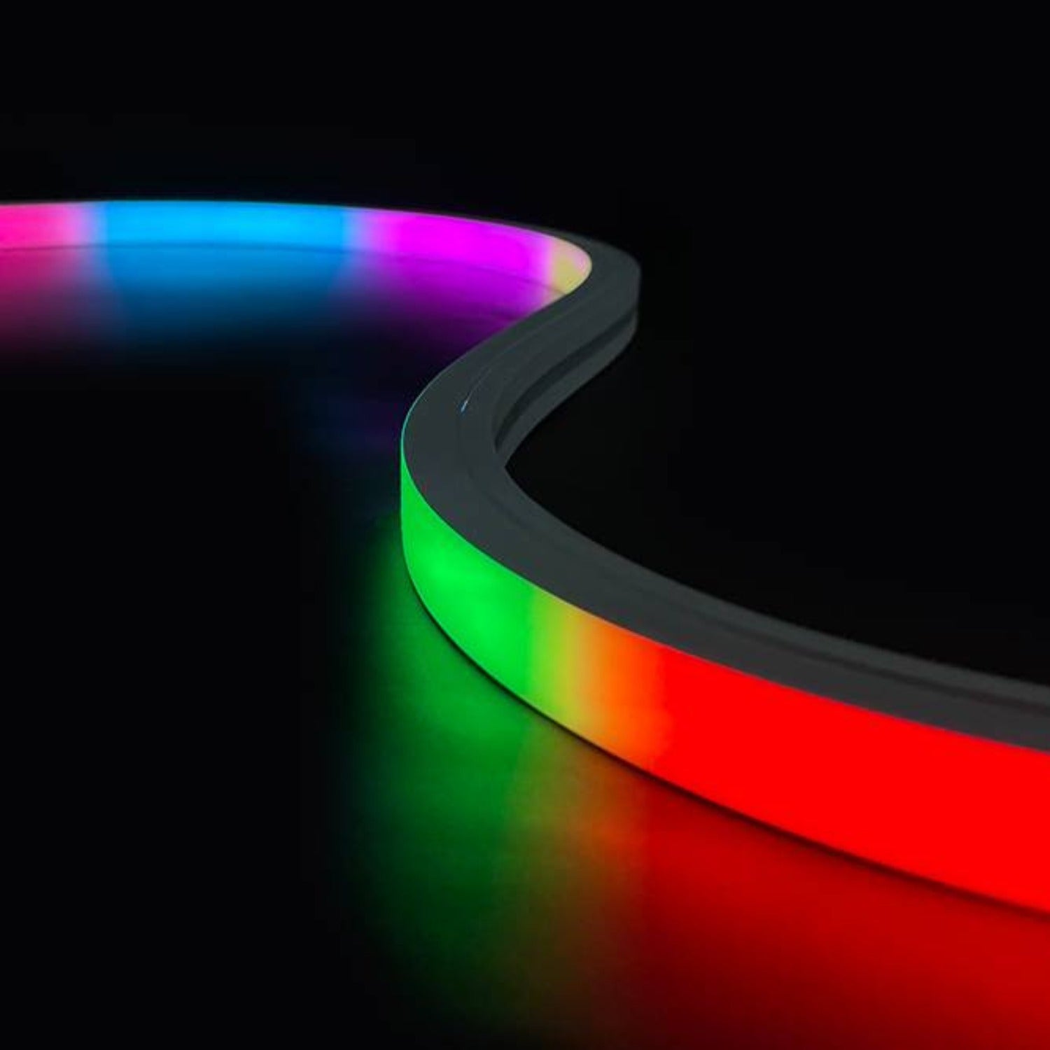 Digital Pixel RGB Neon Flex Light 24V 16x16mm IP65 Waterproof WS2811 - ATOM LED