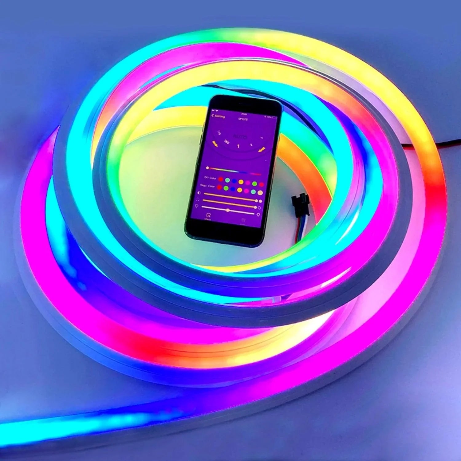 Digital Pixel RGB Neon Flex Addressable 16x16 WS2811 with WIFI Wireless App Controller - ATOM LED