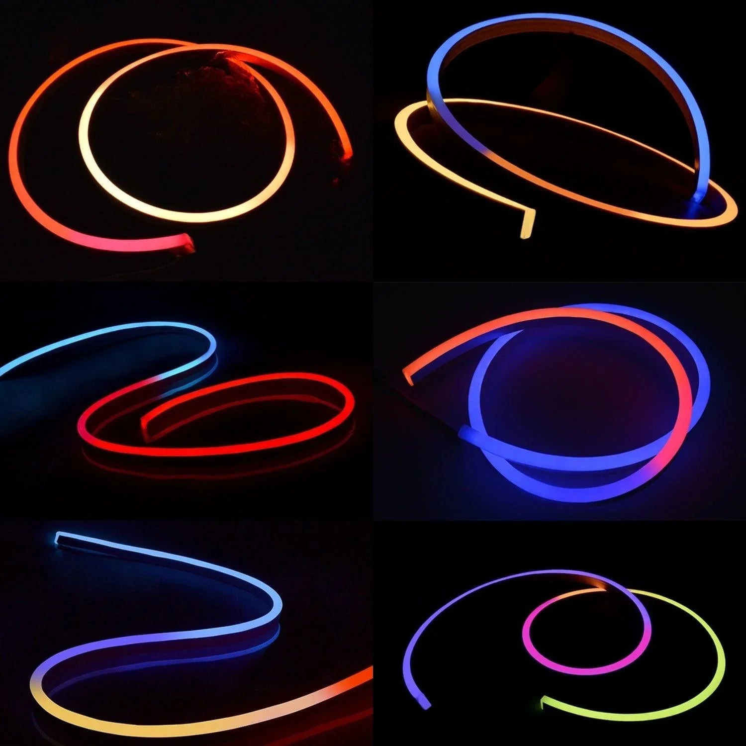 Digital Pixel RGB Neon Flex Light 24V 16x16mm IP65 Waterproof WS2811 - ATOM LED