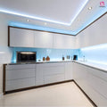 Cool White LED Neon Flex 16x16mm D Shape Vertical Bending 120LEDs/m 220V 240V IP67 Waterproof with UK Plug - ATOM LED