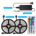 RGB LED Strip 10 Metre (5m+5m) 5050 12V IP20 Non Waterproof 300LED Full Kit - ATOM LED