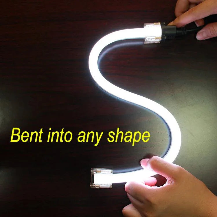 RGB Neon Flex Light DC 24V 15x25mm IP68 Waterproof Full Kit - ATOM LED