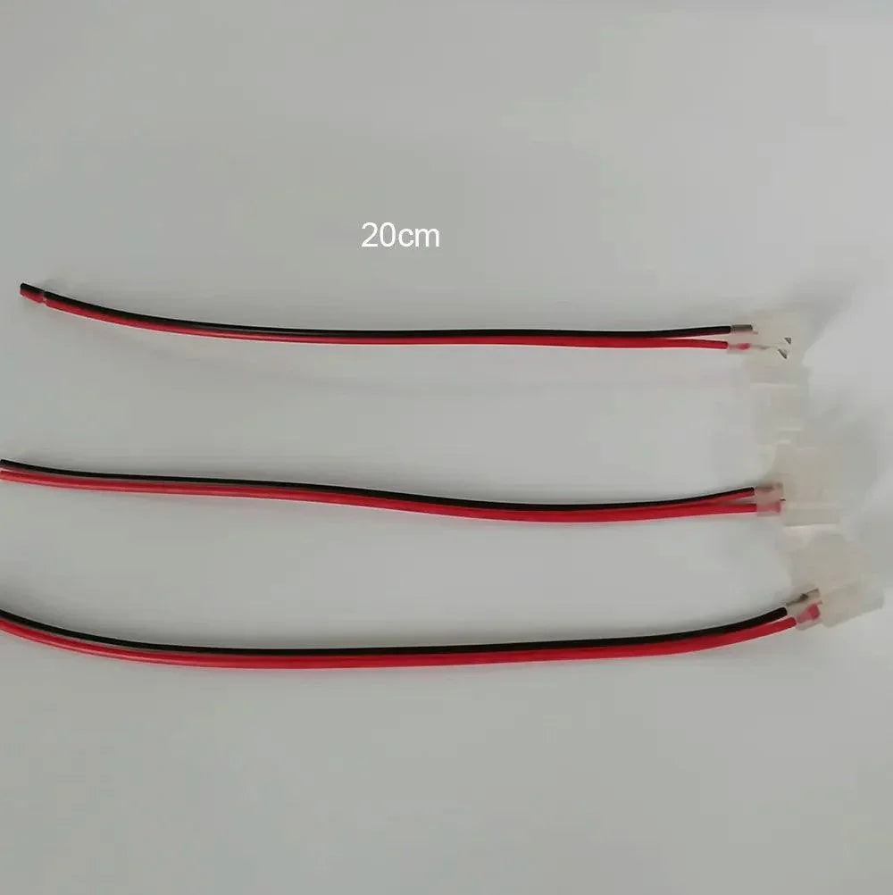LED Neon Flex 8x16mm Non Welding Wire Connector for 12V/24V Single Colour Neon Flex - ATOM LED