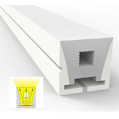Warm White Neon Flex 3000K 48V 16x16mm Flat Shape Vertical Bending IP65 Waterproof LED Neon Flex Only - ATOM LED