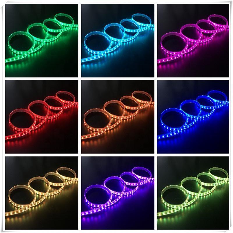 RGB LED Strip 220V 240V 144 LEDs/m IP67 Wireless Bluetooth App Control with Remote - ATOM LED