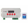 Digital RGB Pixel Controller K-1000C (T-1000S Updated) WS2812B WS2815 SK6812 WS2811 WS2801 LED Strip LED Matrix LED String 1536 Pixels Controller DC5-24V Addressable Programmable Controller with SD Card - ATOM LED