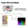 Digital RGB Pixel Controller K-1000C (T-1000S Updated) WS2812B WS2815 SK6812 WS2811 WS2801 LED Strip LED Matrix LED String 1536 Pixels Controller DC5-24V Addressable Programmable Controller with SD Card - ATOM LED
