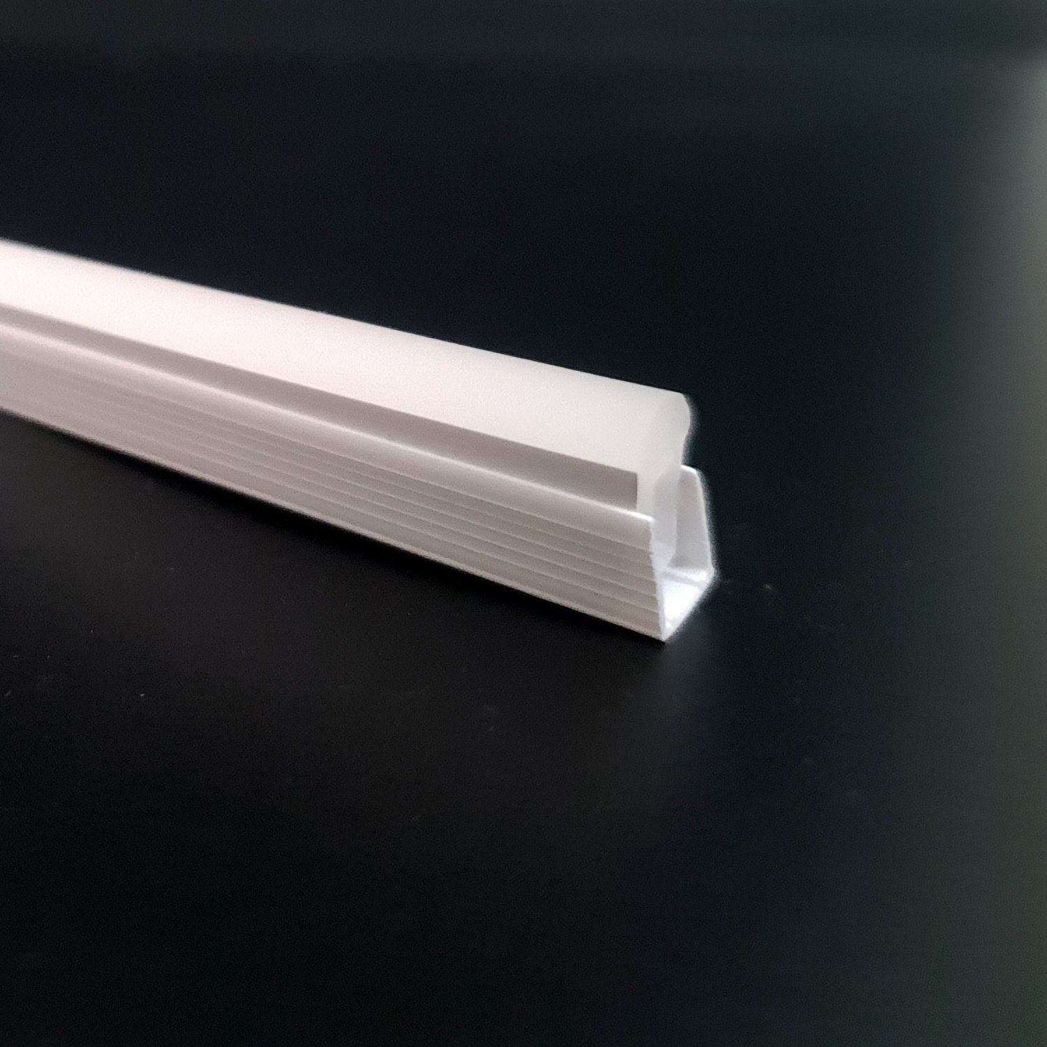 Rigid PVC, per foot Mounting Track (Channel Type) for Neon LED