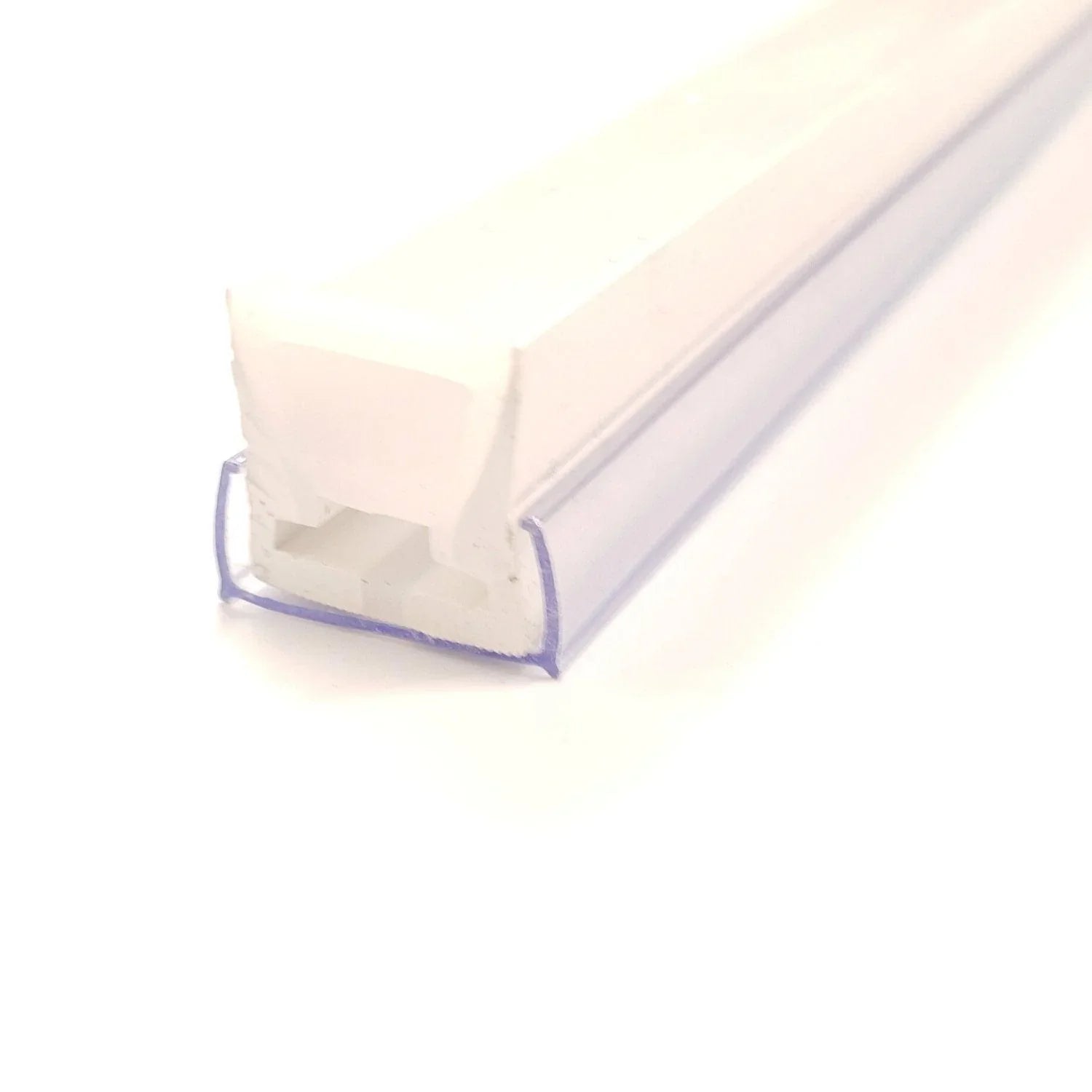 LED Neon Flex Clear PVC Channel Mounting Track Profile 16x16mm Neon Flex 1 Metre - ATOM LED