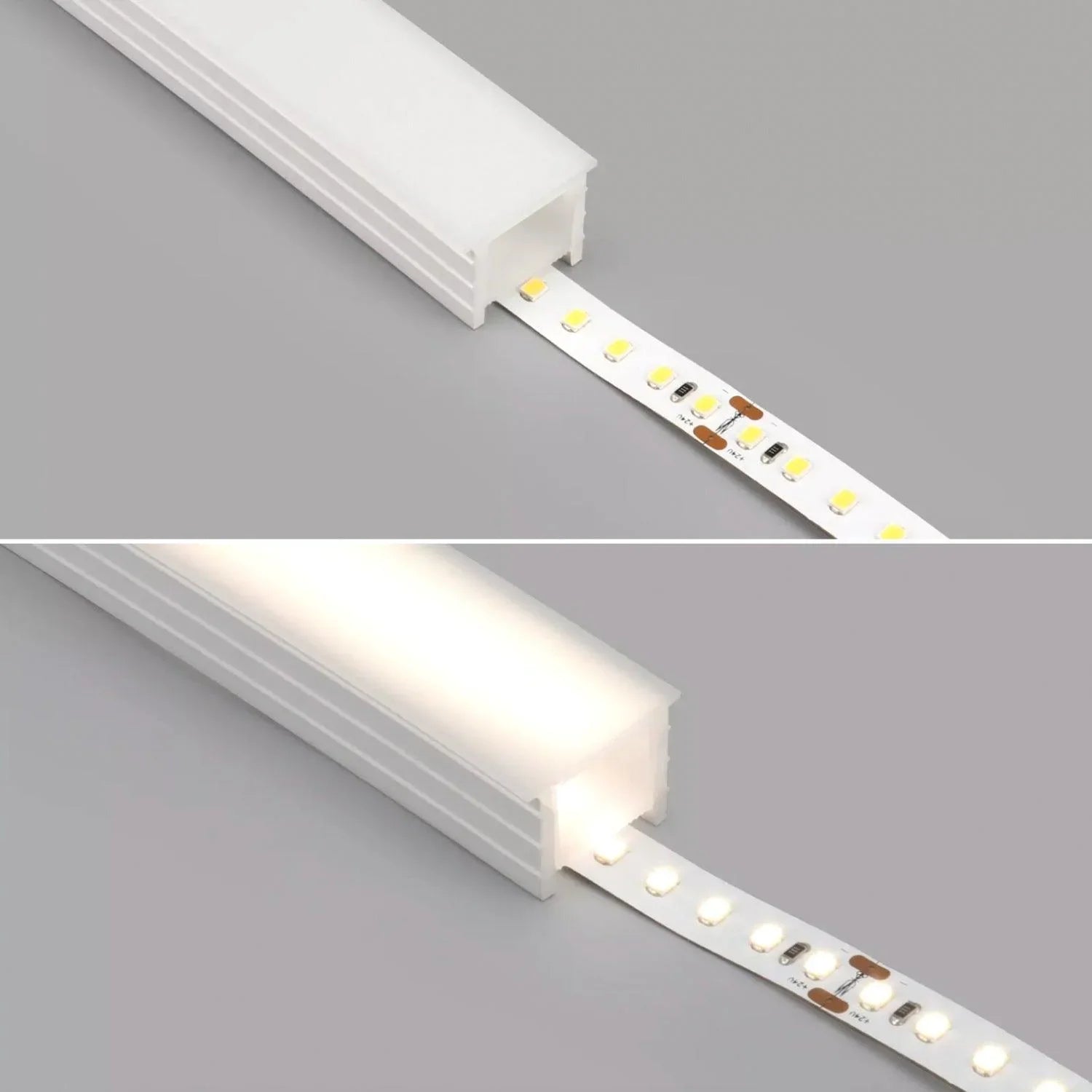 LED Neon Flex & LED Strip Silicone Cover Curve Body Flexible Bendable 15x20mm - ATOM LED