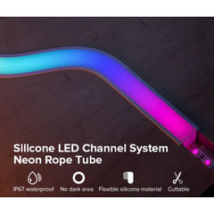 LED Neon Flex & LED Strip Silicone Cover Body Flexible Bendable 20x10mm - ATOM LED