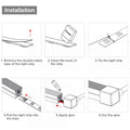 Silicone LED Neon Flex Diffuser Body for LED Strip 16x16mm - ATOM LED