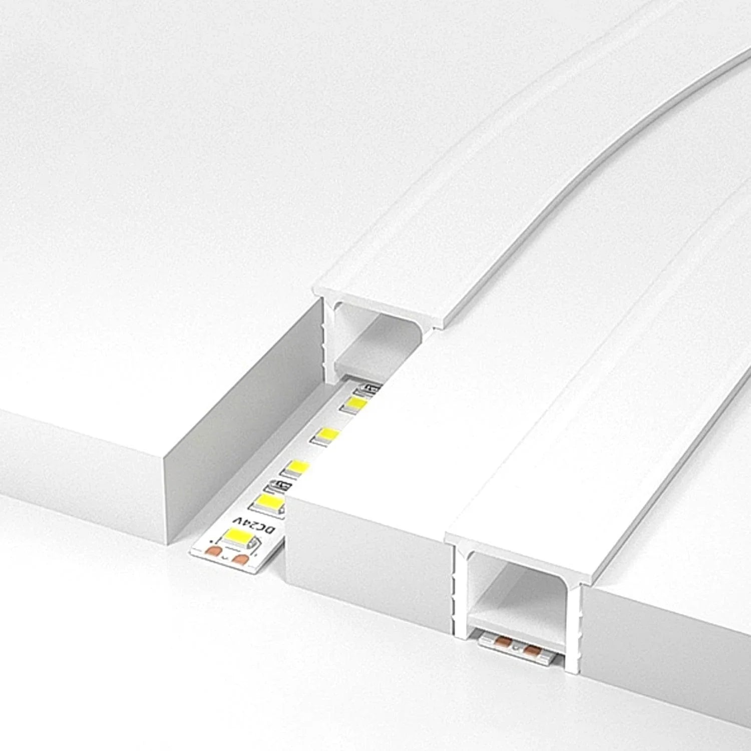 LED Neon Flex & LED Strip Silicone Cover Body Flexible Bendable 30x20mm - ATOM LED