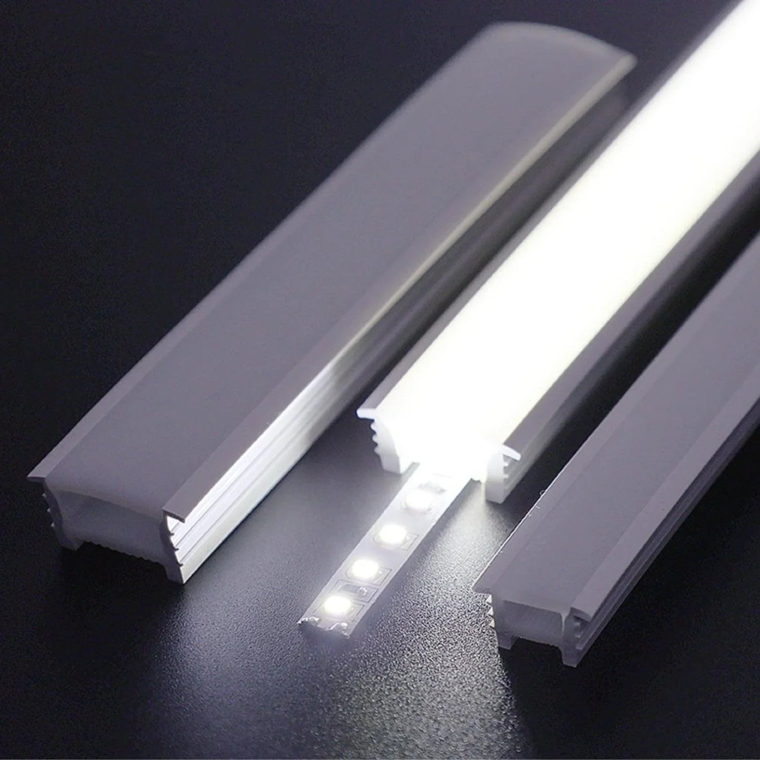 LED Neon Flex & LED Strip Silicone Cover Curve Body Flexible Bendable 15x20mm - ATOM LED