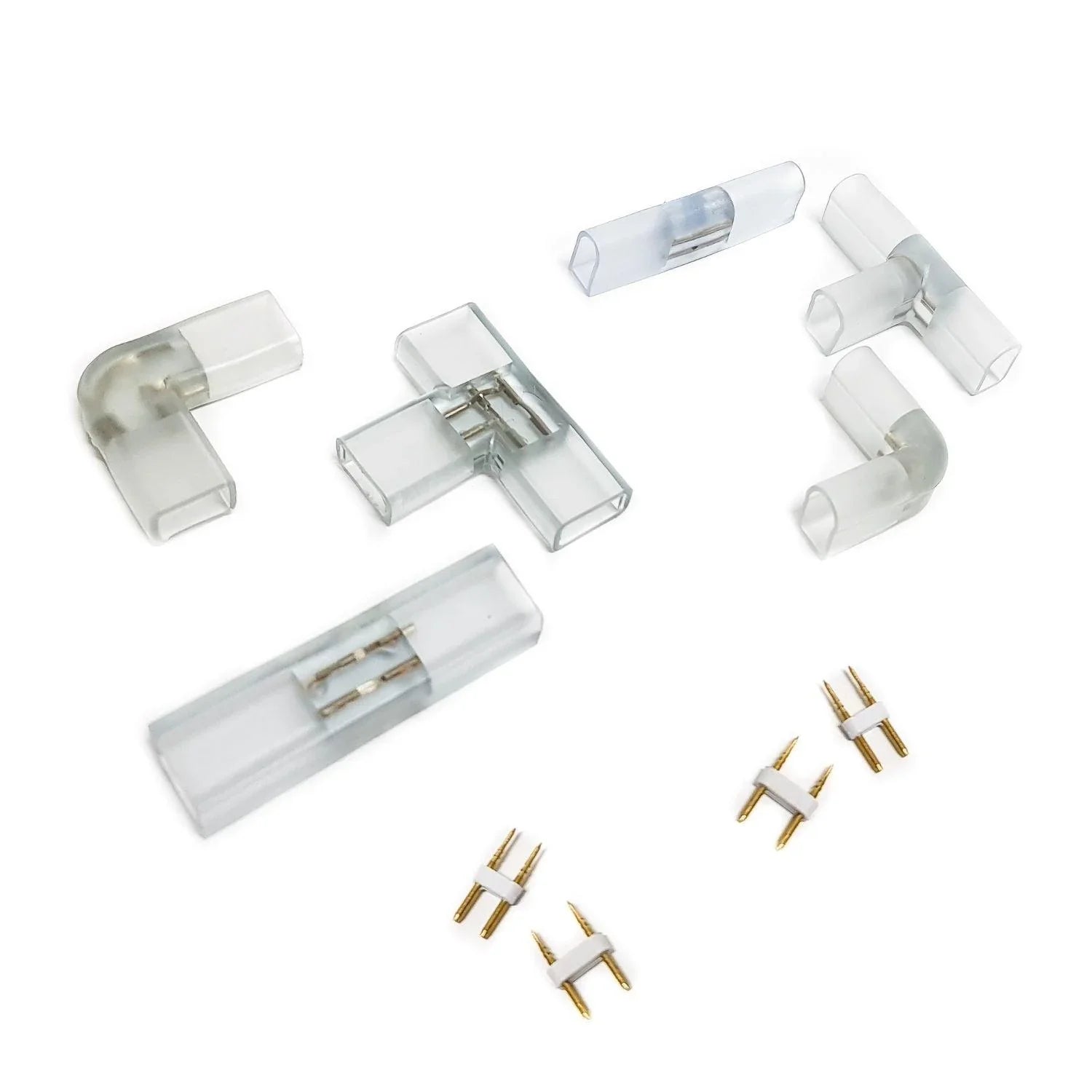 LED Neon Flex Single Colour 220V 240V 2 Pin 8x16mm Connector L , T ...