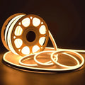 Warm White LED Neon Flex 220V 240V 8x16mm 120LEDs/m IP67 Waterproof with UK Plug - ATOM LED