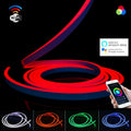 RGB Neon Flex 12V 8x18mm IP65 Waterproof WIFI Control works with Alexa & Google Home 5 Metre Kit - ATOM LED