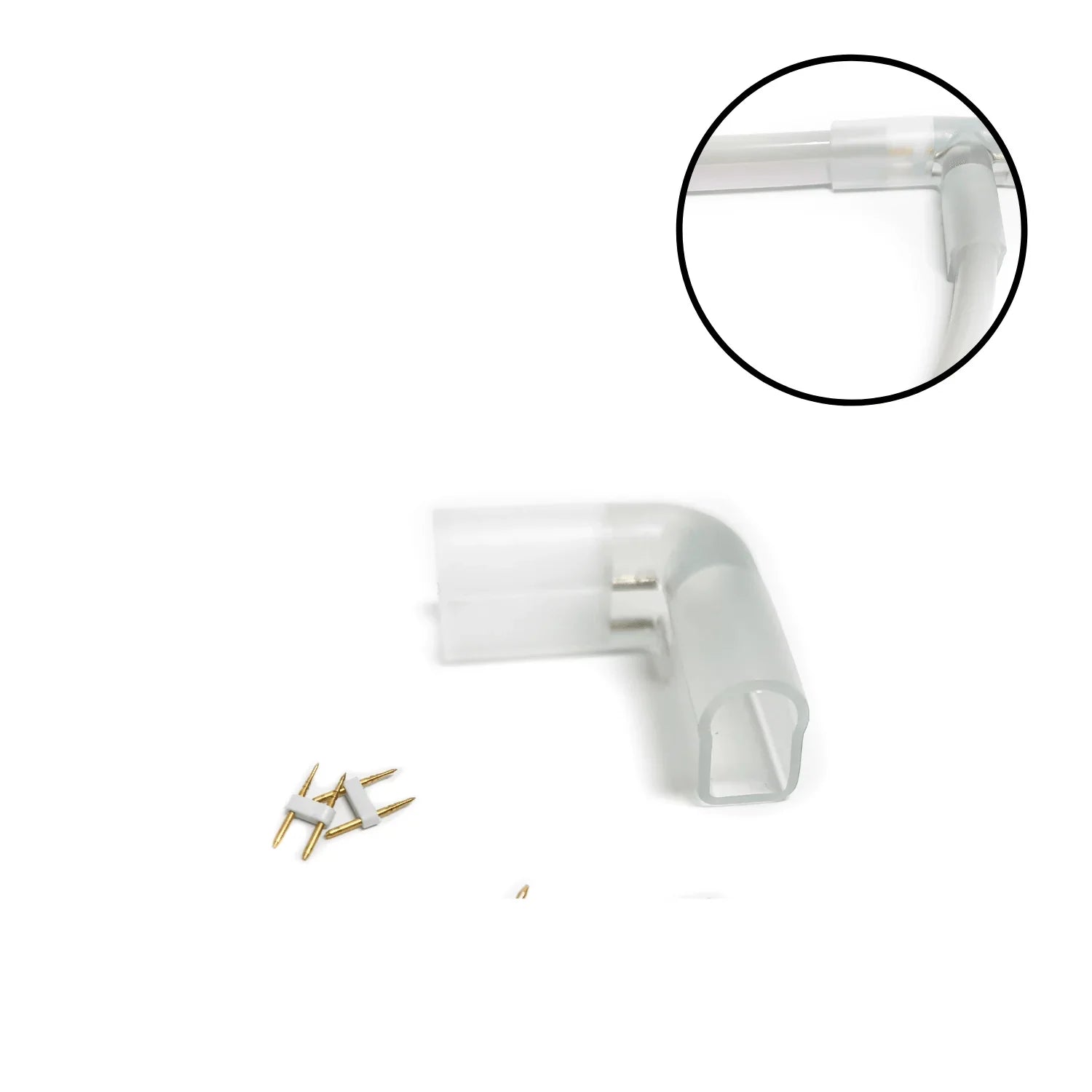 LED Neon Flex Single Colour 220V 240V 2 Pin 8x16mm Connector  L , T , Straight - ATOM LED