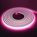 COB LED Strip Light Pink Neon Flex 220V 240V 288 LEDs/m IP65 with UK Plug - ATOM LED