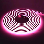 COB LED Strip Light Pink Neon Flex 220V 240V 288 LEDs/m IP65 with UK Plug - ATOM LED
