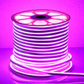 Pink LED Neon Flex AC 220V 240V 8x16mm 120LEDs/m IP65 Waterproof with UK Plug - ATOM LED