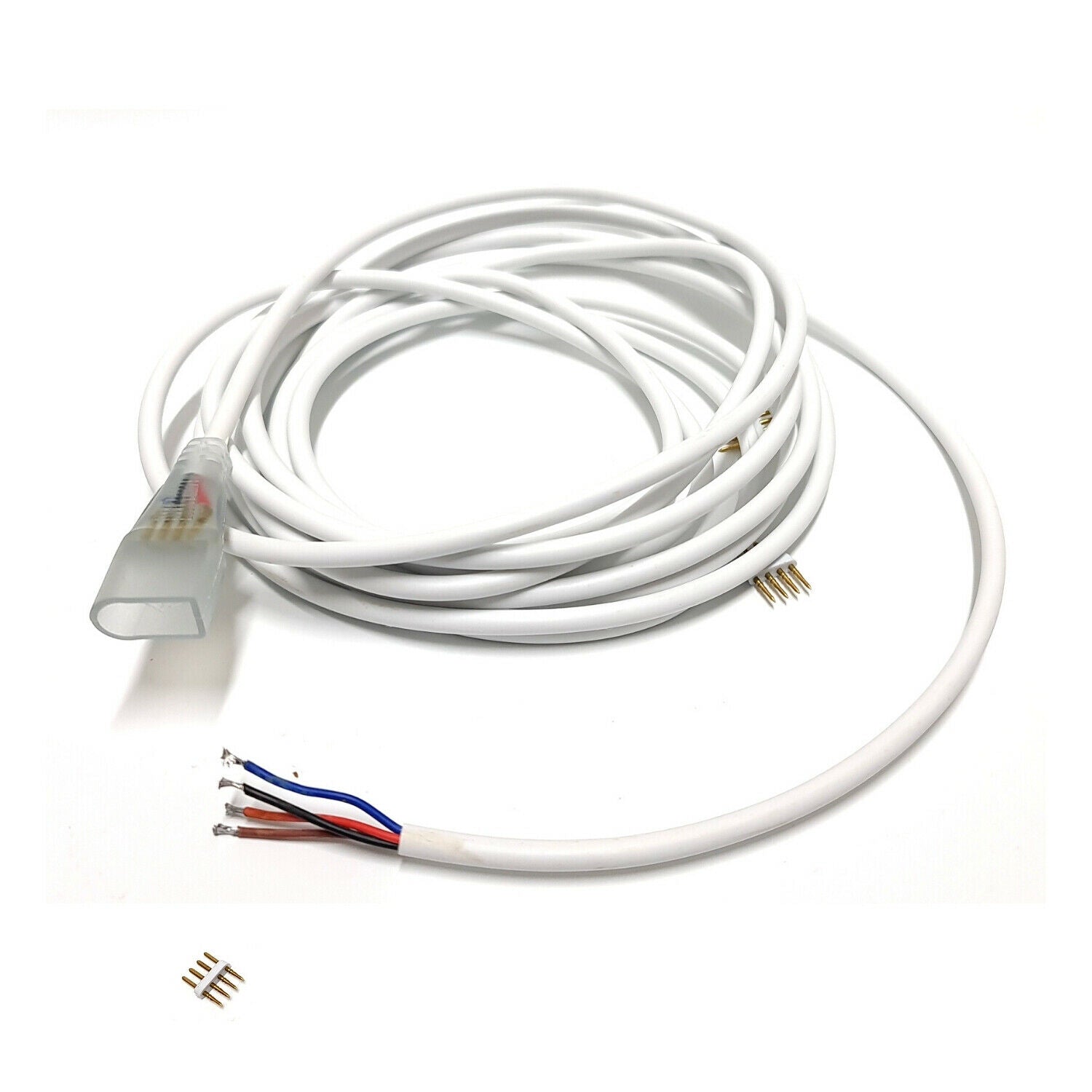 RGB Neon Flex 10x18mm 220V 240V Accessories 4pin T/ L/ Corner Straight Connector - ATOM LED