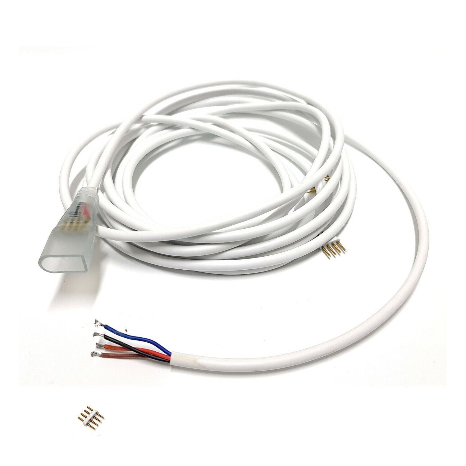 RGB LED Strip 120 LEDs/m 220V 240V Accessories 4pin T/ L/ Corner Straight Connector - ATOM LED