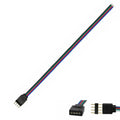4 Pin RGB LED Strip & Neon Flex Connector 12V/ 24V with 0.5m Extension Cable - ATOM LED