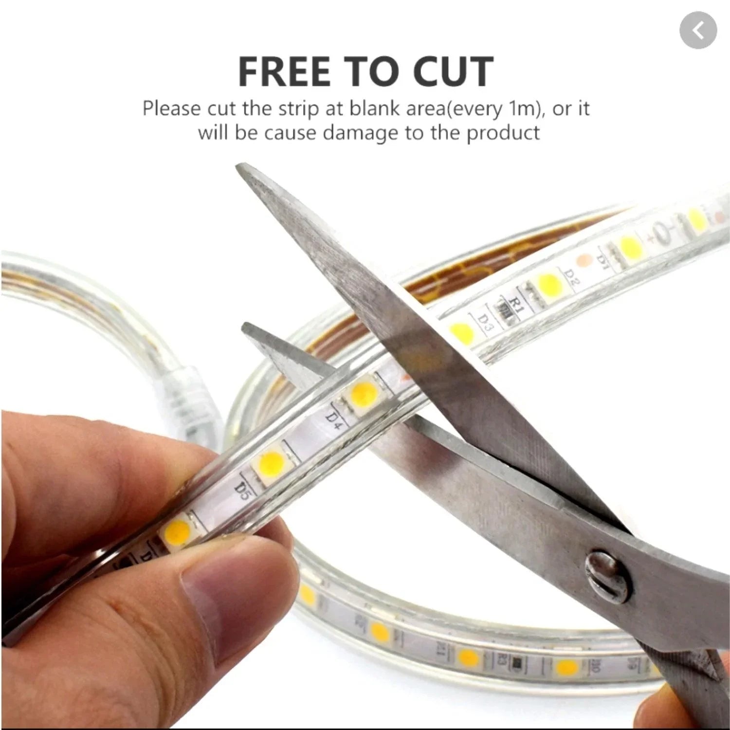 RGB LED Strip Light 220V 240V 60LEDs/m IP67 Waterproof WIFI App Control work with Google & Alexa - ATOM LED