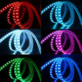 RGB LED Strip 120 LEDs/m 220V IP67 Wireless Bluetooth App Control with Remote - ATOM LED