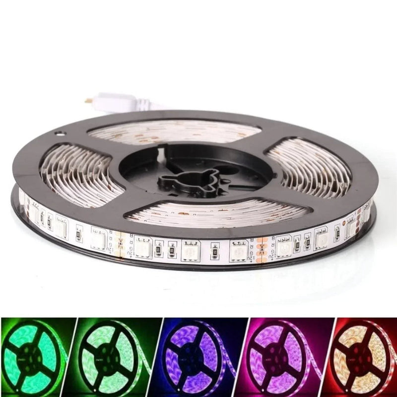 RGB LED Strip DC 24V 10m One Length 5050 IP20 Non-Waterproof 60LED/m - ATOM LED